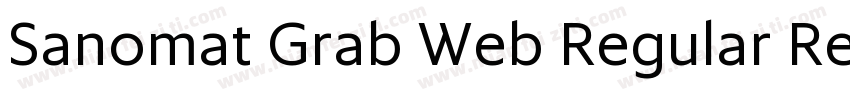 Sanomat Grab Web Regular Regular字体转换
